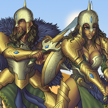 bloodstone the ancient curse - Cavaleiro - Desert Guardian