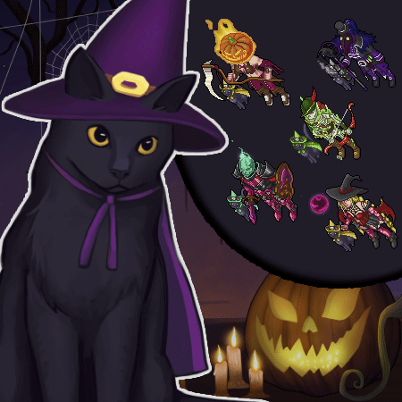 bloodstone the ancient curse - Package Halloween Addon Cat