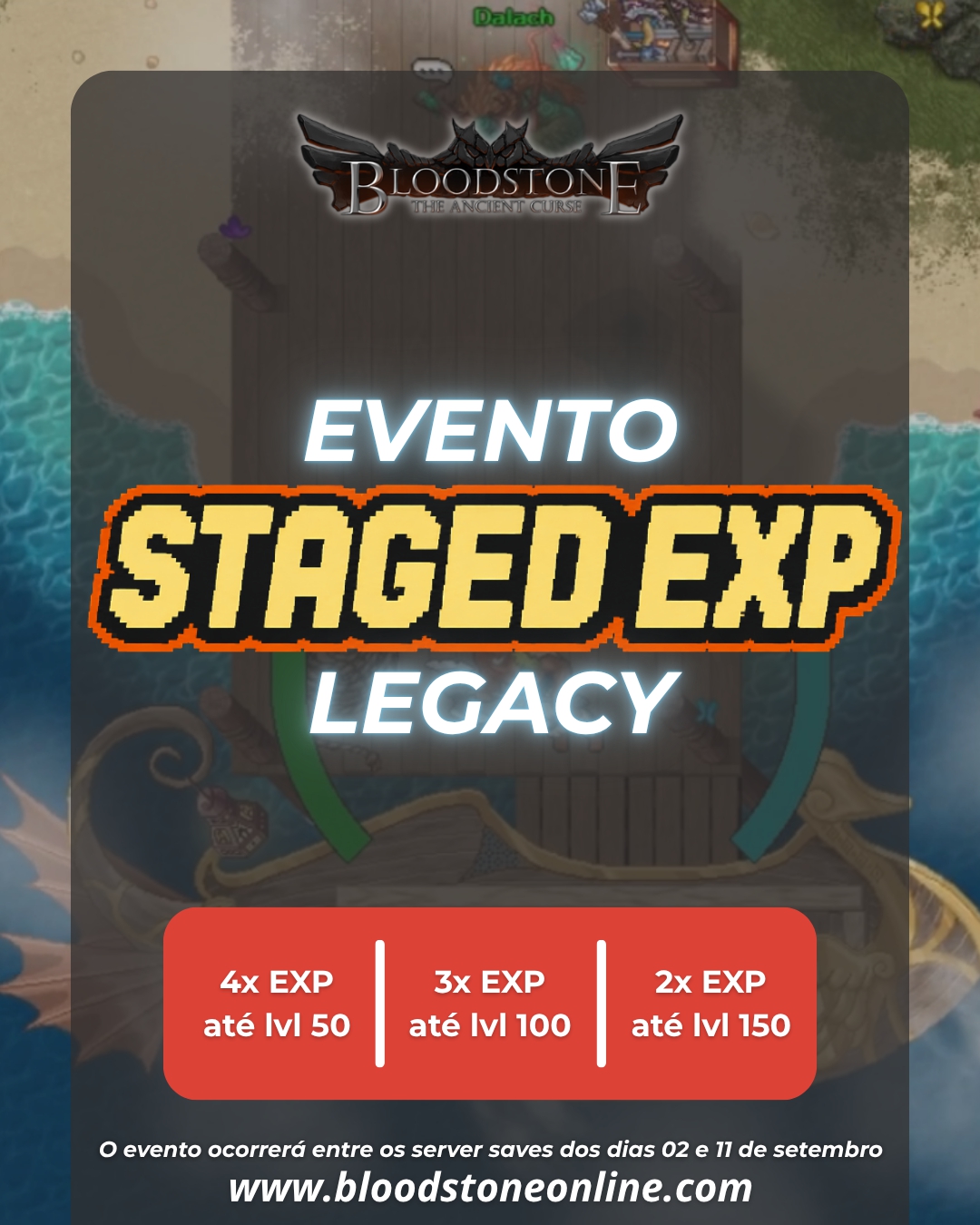 Evento Staged EXP chega ao servidor Legacy