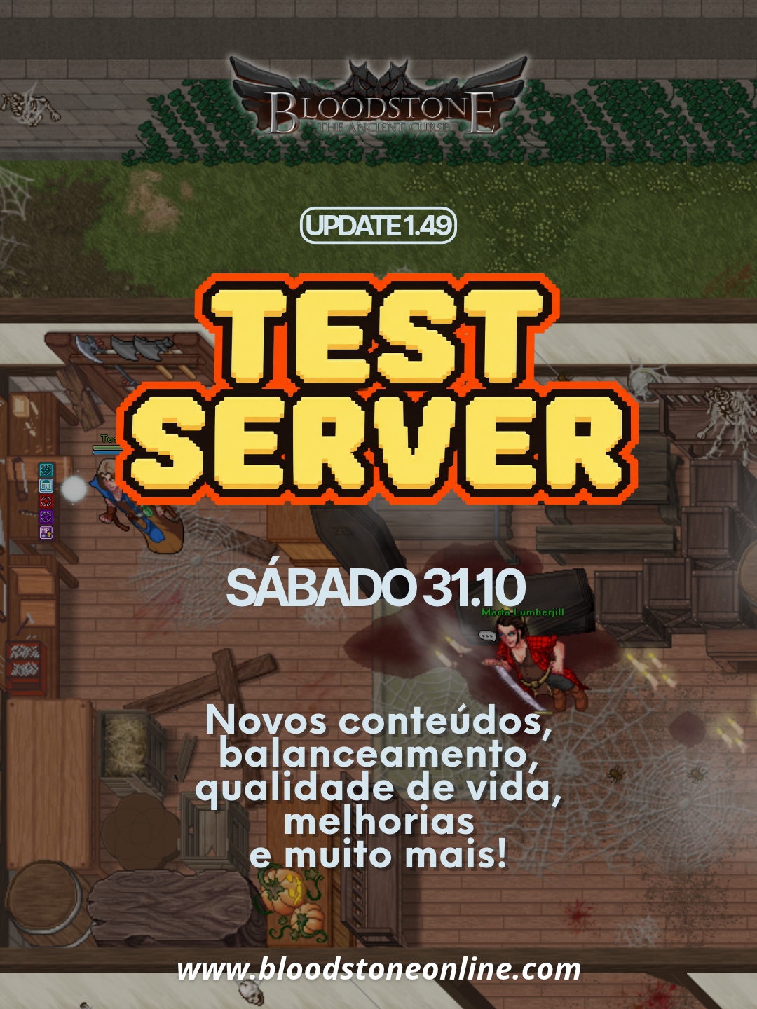 Version 1.49 Test Server Starts This Saturday (October 31)!